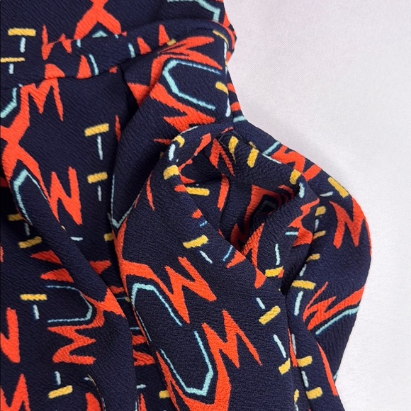 LuLaRoe Blue Ruffled Midi Sundress - Picture 6 of 8
